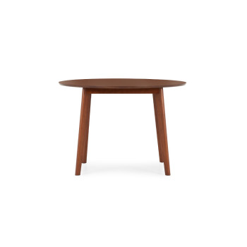 Veno Round Dining Table - W110, Walnut