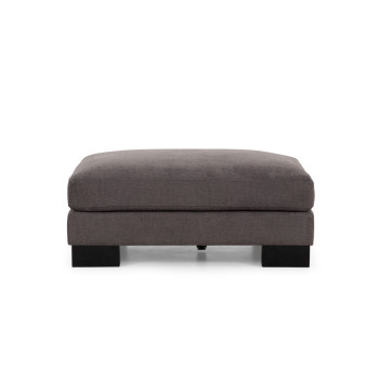 Allessa Ottoman, Dark Grey