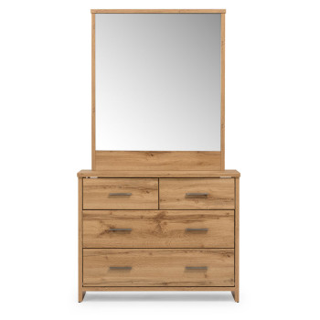 Colby Lowboy & Dresser Mirror 4 Drawers