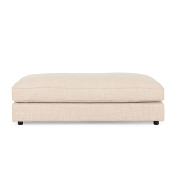 Hampton Oversized Ottoman, Oatmeal