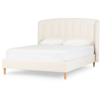 Chloe Queen Bed Frame, Cream