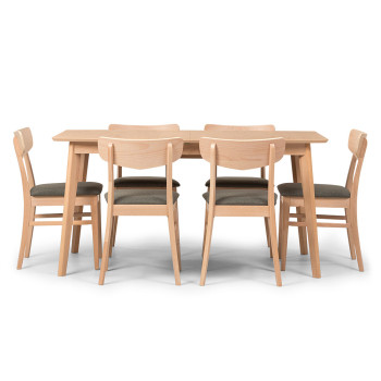 Veno 7 Piece Dining Set - W150, Light