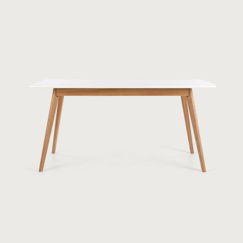 Duvall Dining Table - W160, White