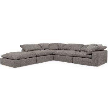 Malone Modular Corner Suite, Charcoal