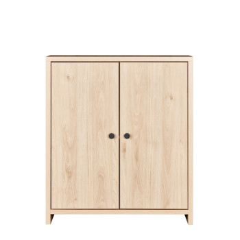 Cubx 2 Door Cupboard Low, Oak