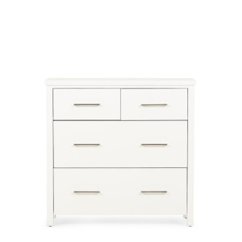 Miller 4 Drawer Tallboy, White