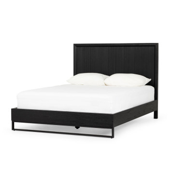 Oslo Queen Bed Frame, Dark