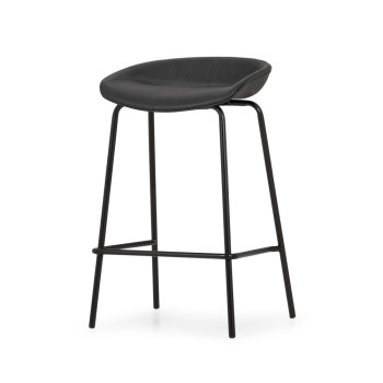 Carter PU Barstool, Charcoal