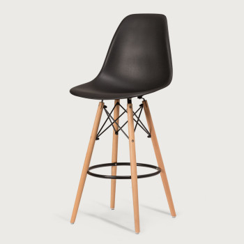 Eames Barstool, Black