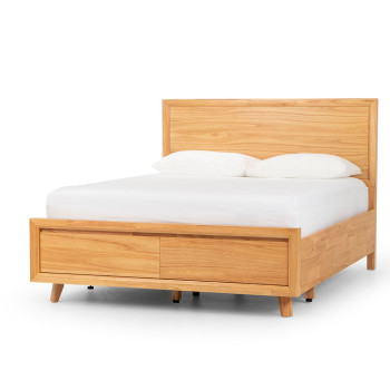 Larvik Queen Bed Frame With Storage