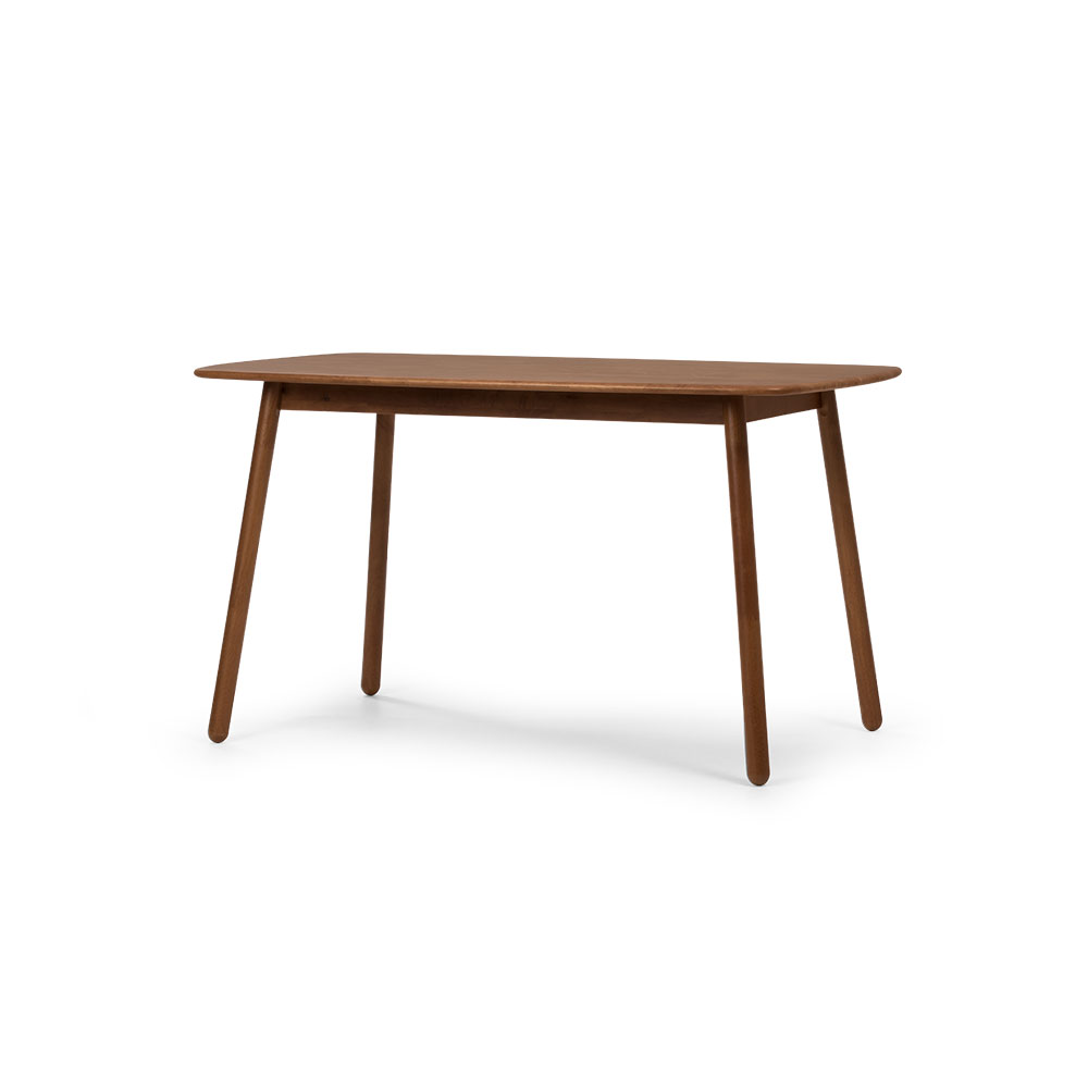 Woodwall Dining Table - W135, Dark