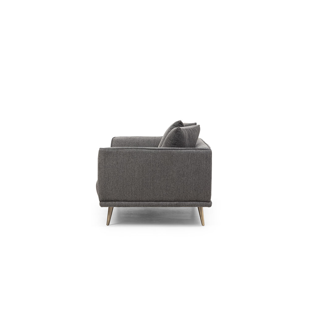 Kenzie 2 Seater Sofa, Charcoal