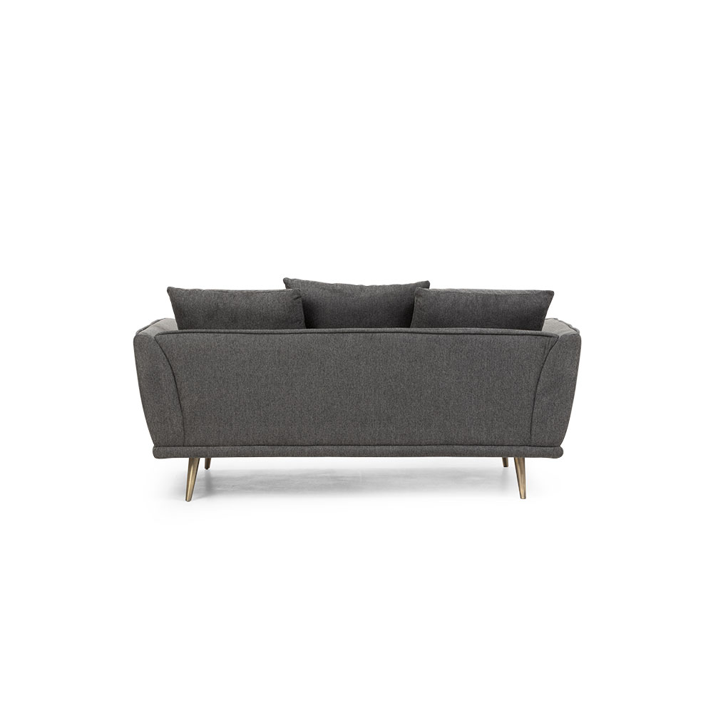 Kenzie 2 Seater Sofa, Charcoal