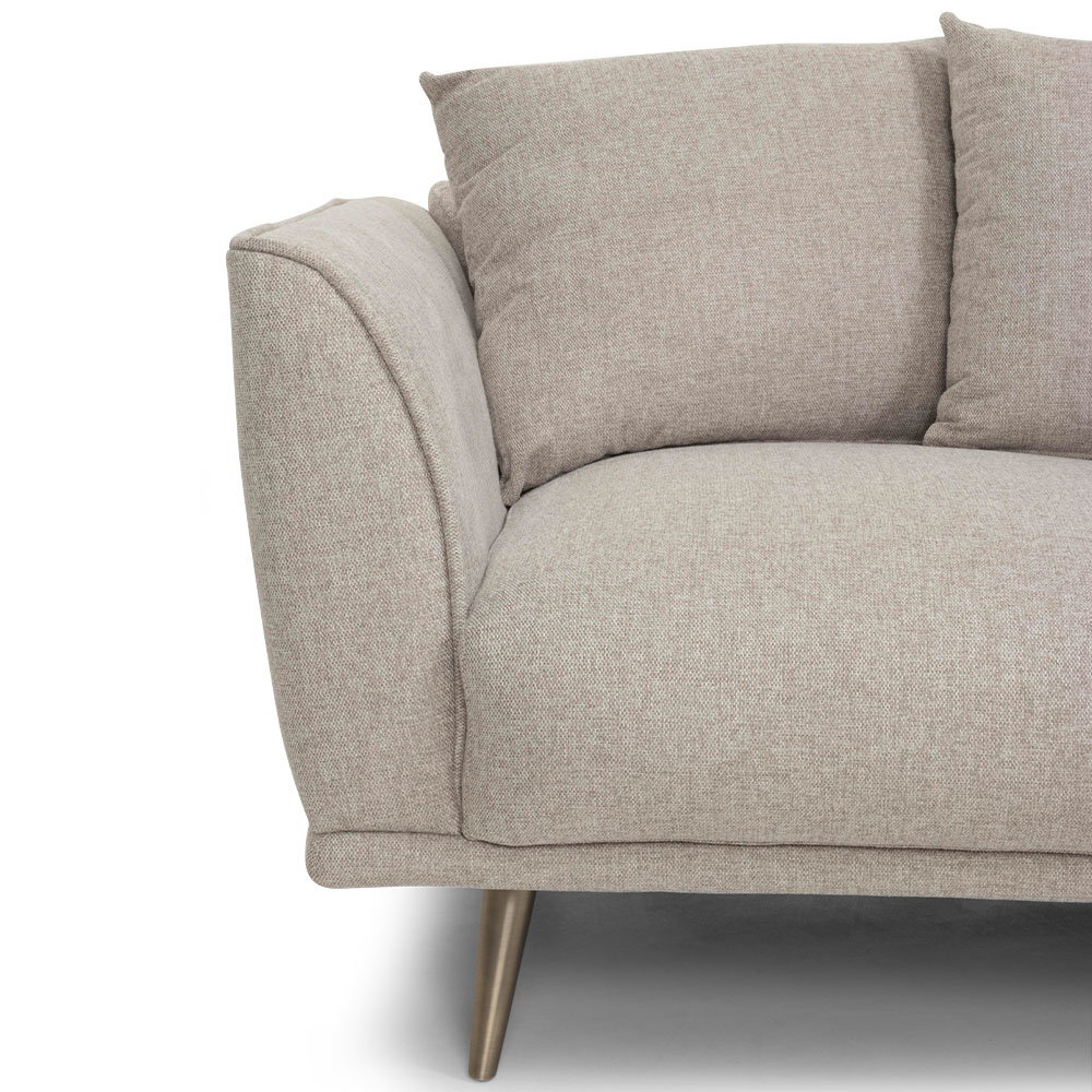 Kenzie 2 Seater Sofa, Light Grey