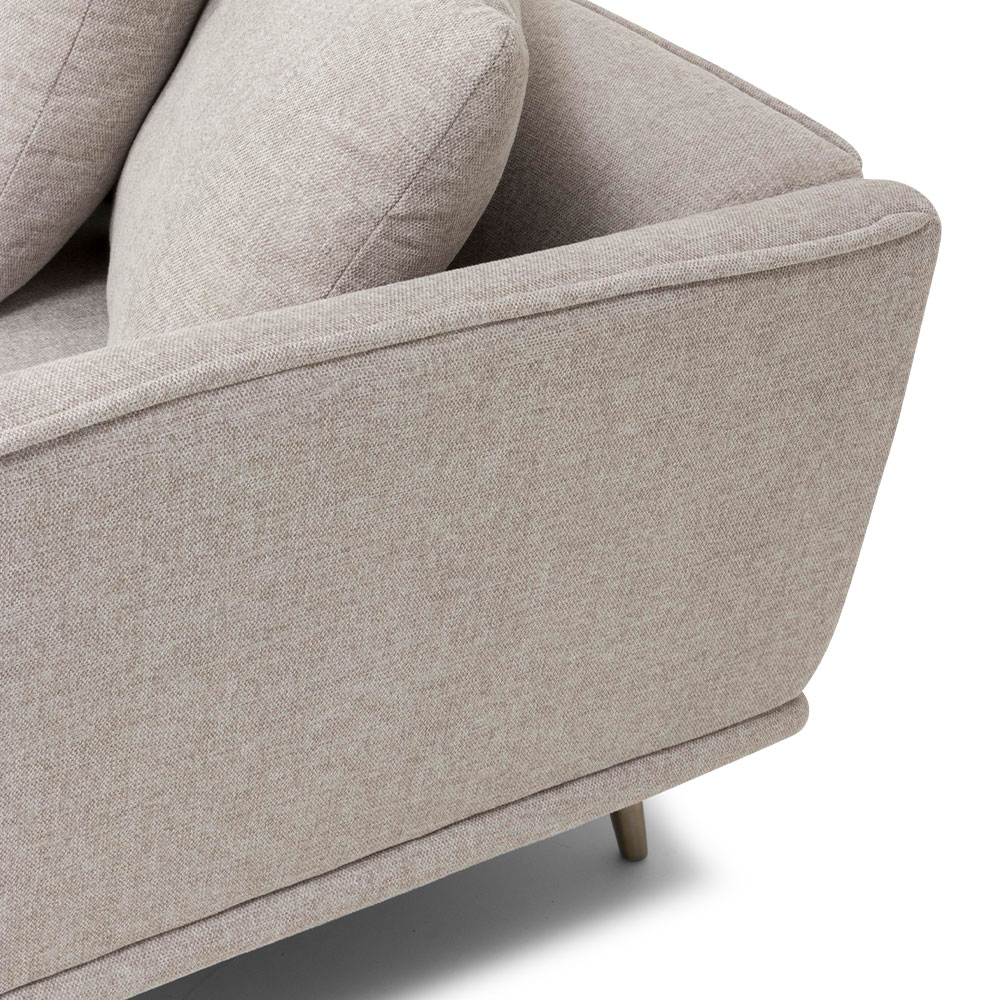 Kenzie 2 Seater Sofa, Light Grey