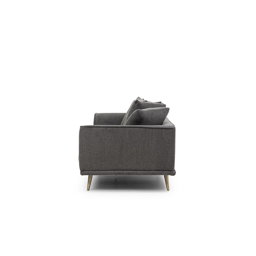 Kenzie 3 Seater Sofa, Charcoal