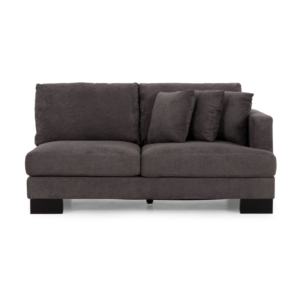 Allessa Modular 2.5 Seater - 1 Arm Right Hand Frame, Dark Grey