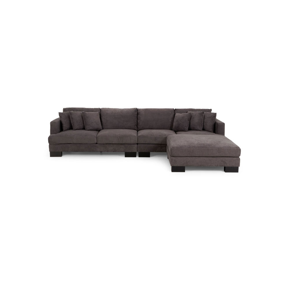 Allessa Modular 2.5 Seater - 1 Arm Right Hand Frame, Dark Grey