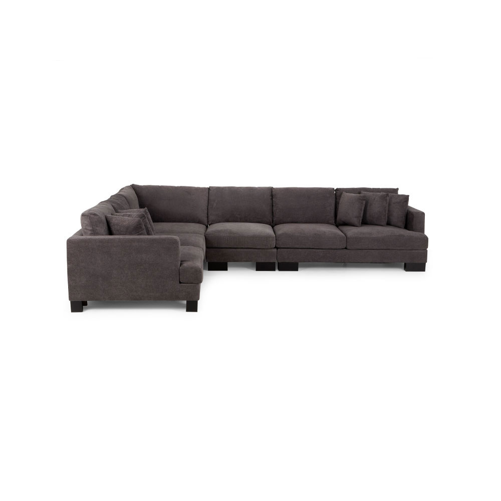 Allessa Modular 2.5 Seater - 1 Arm Right Hand Frame, Dark Grey