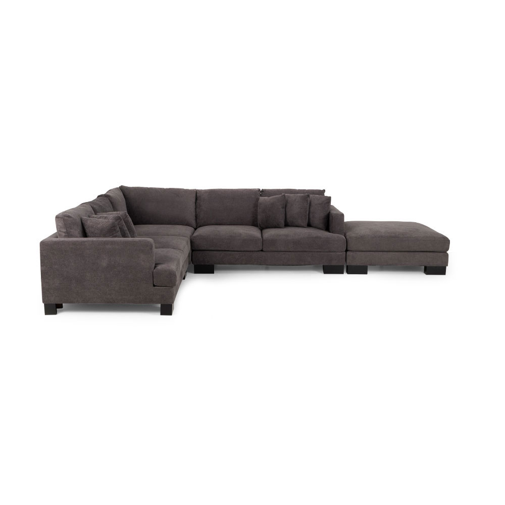 Allessa Modular 2.5 Seater - 1 Arm Right Hand Frame, Dark Grey