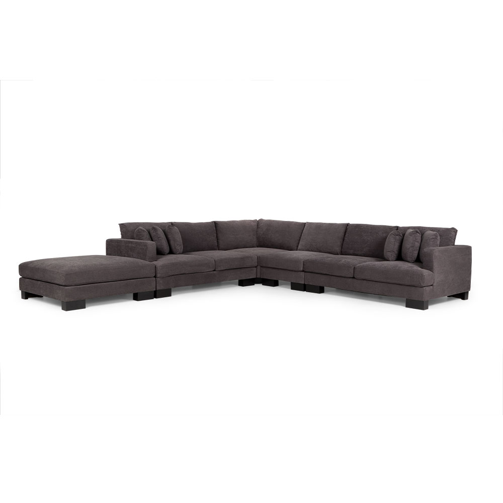 Allessa Modular 2.5 Seater - 1 Arm Right Hand Frame, Dark Grey