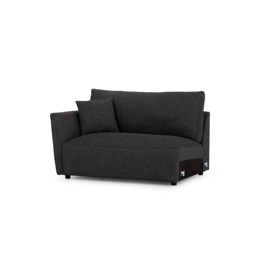 Arna 4 Seater Sofa, Charcoal