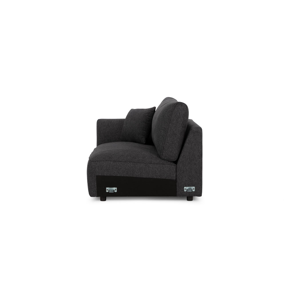 Arna 4 Seater Sofa, Charcoal