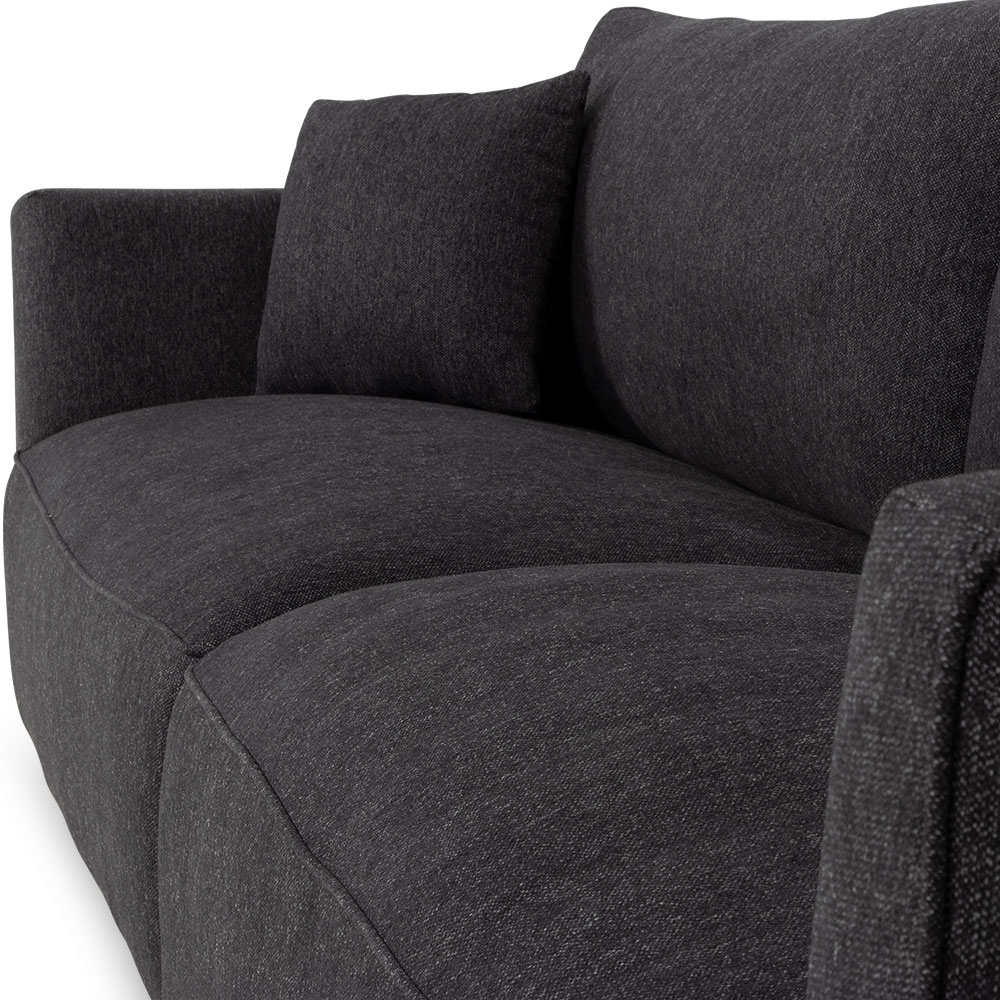 Arna 4 Seater Sofa, Charcoal