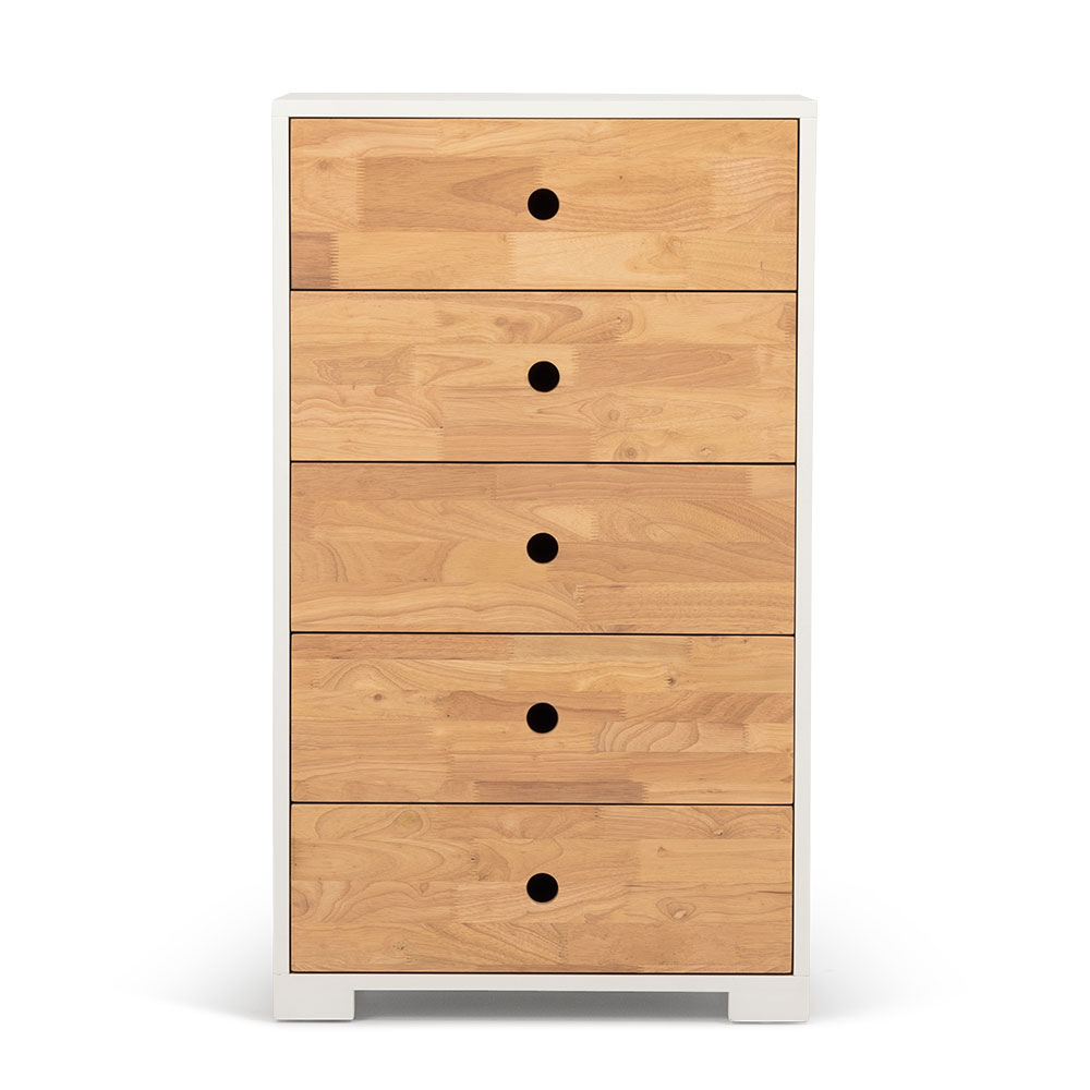 Chia 5 Drawer Chest - W60