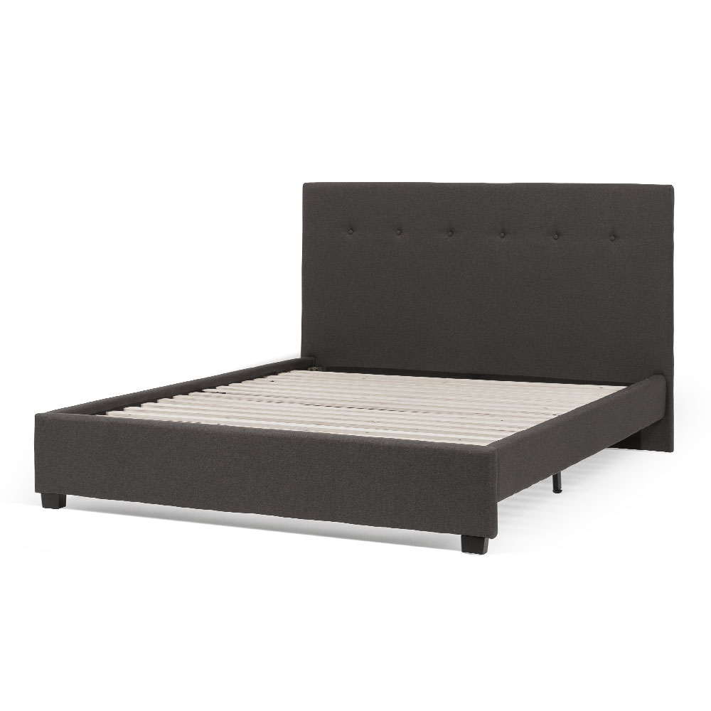 Dallas Queen Bed Frame, Jet