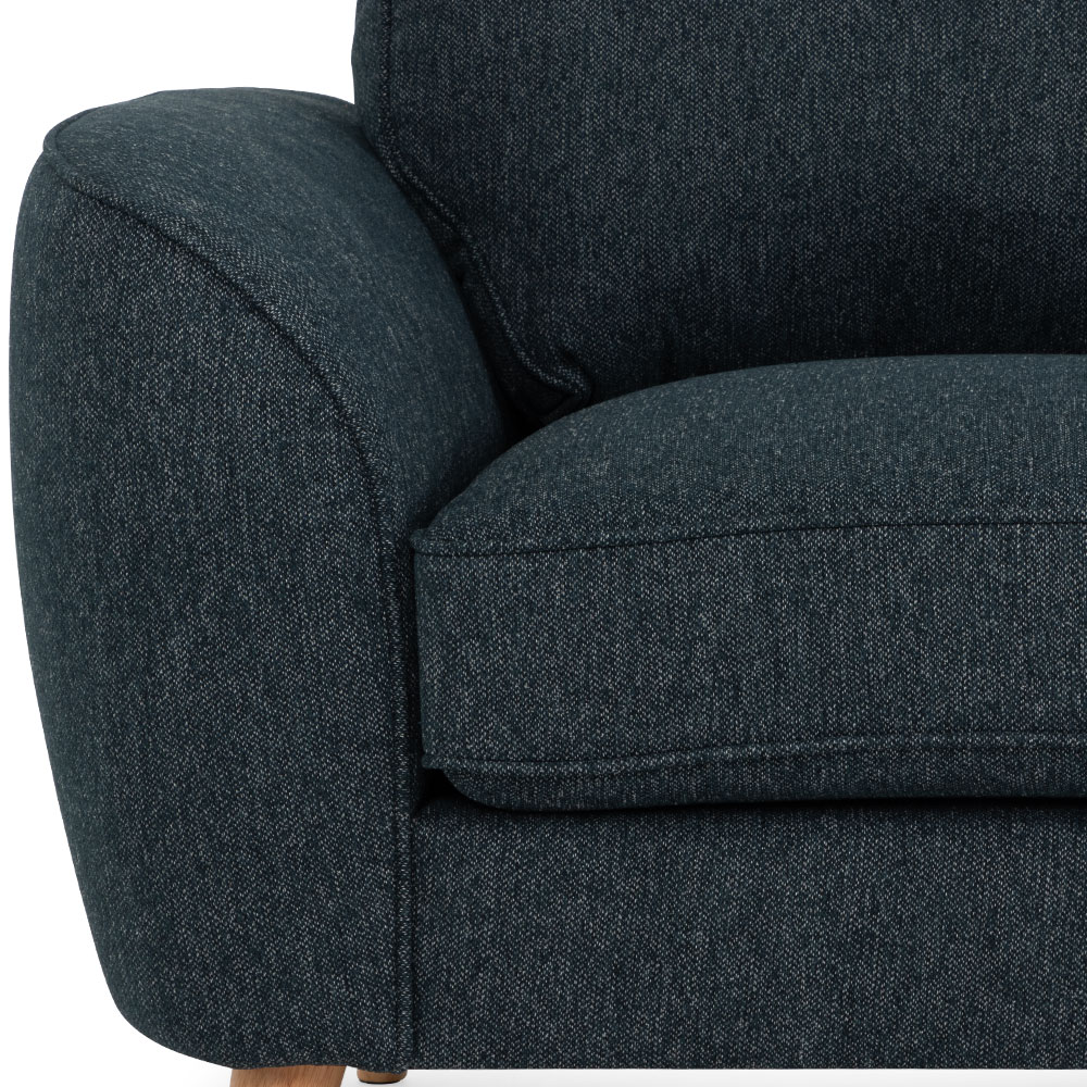 Darby 3 Seater Sofa, Navy