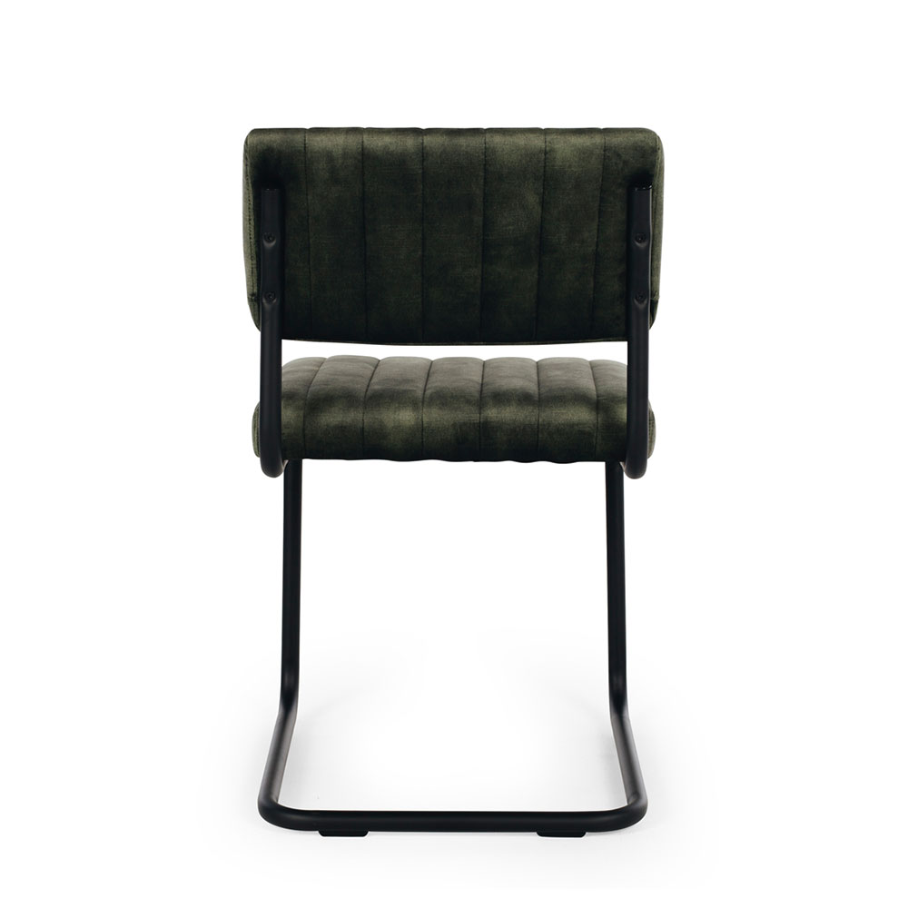 Jude Velvet Dining Chair, Moss Green