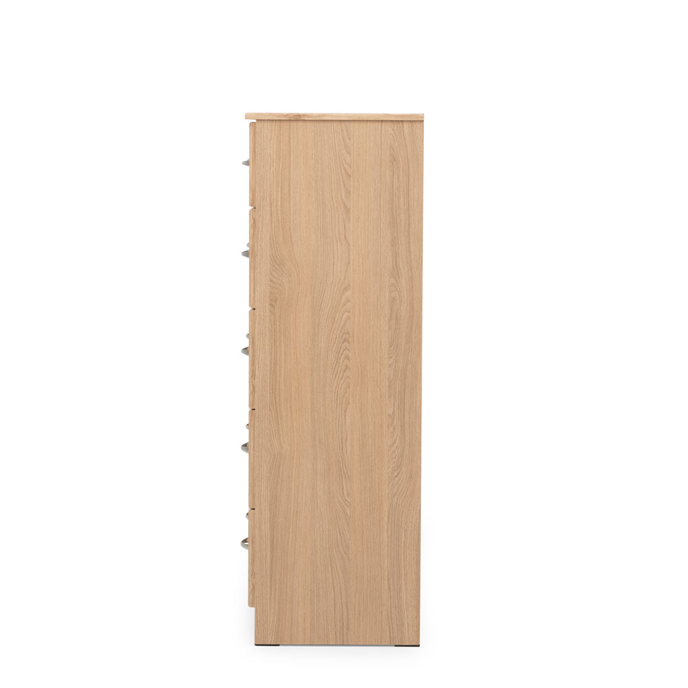 Devon 6 Drawer Tallboy, Oak