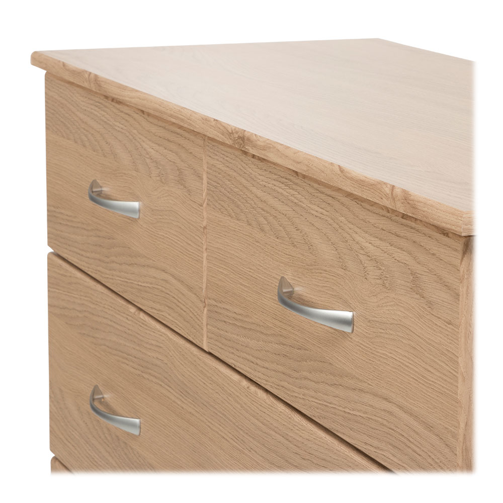 Devon 6 Drawer Tallboy, Oak