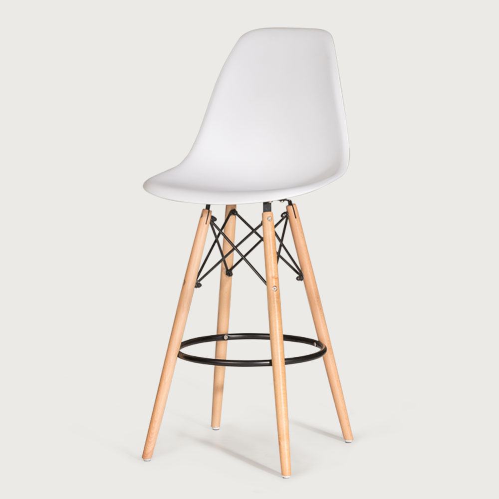 Eames Barstool, White