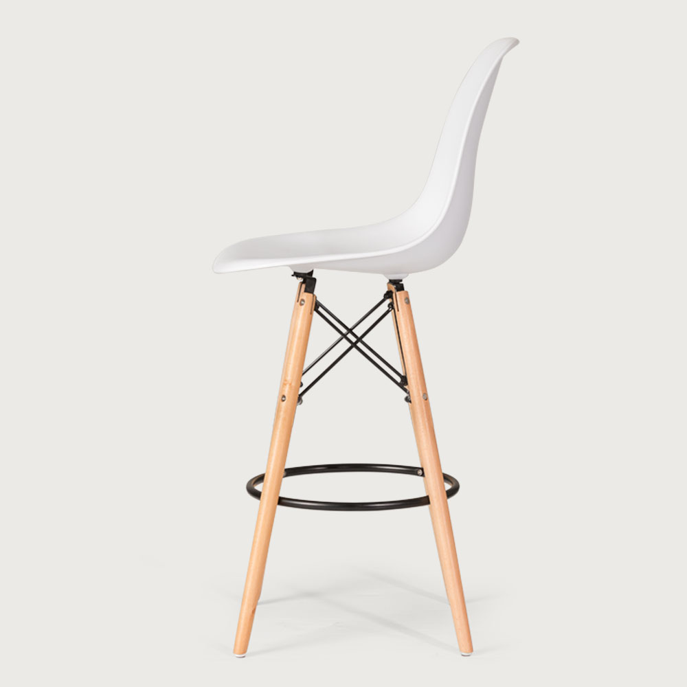 Eames Barstool, White