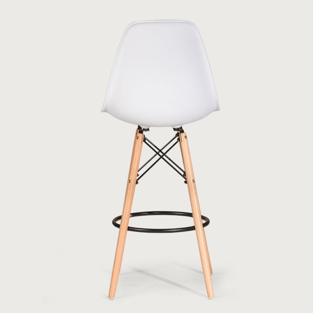 Eames Barstool, White