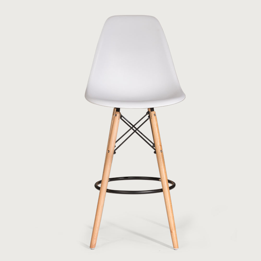 Eames Barstool, White