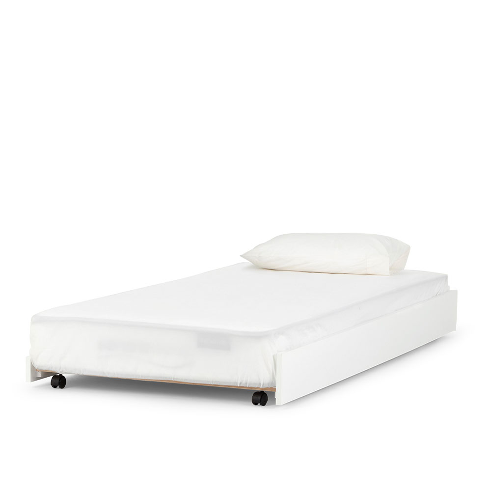 Emerson King Single/Single Trundler Bed Setting, White