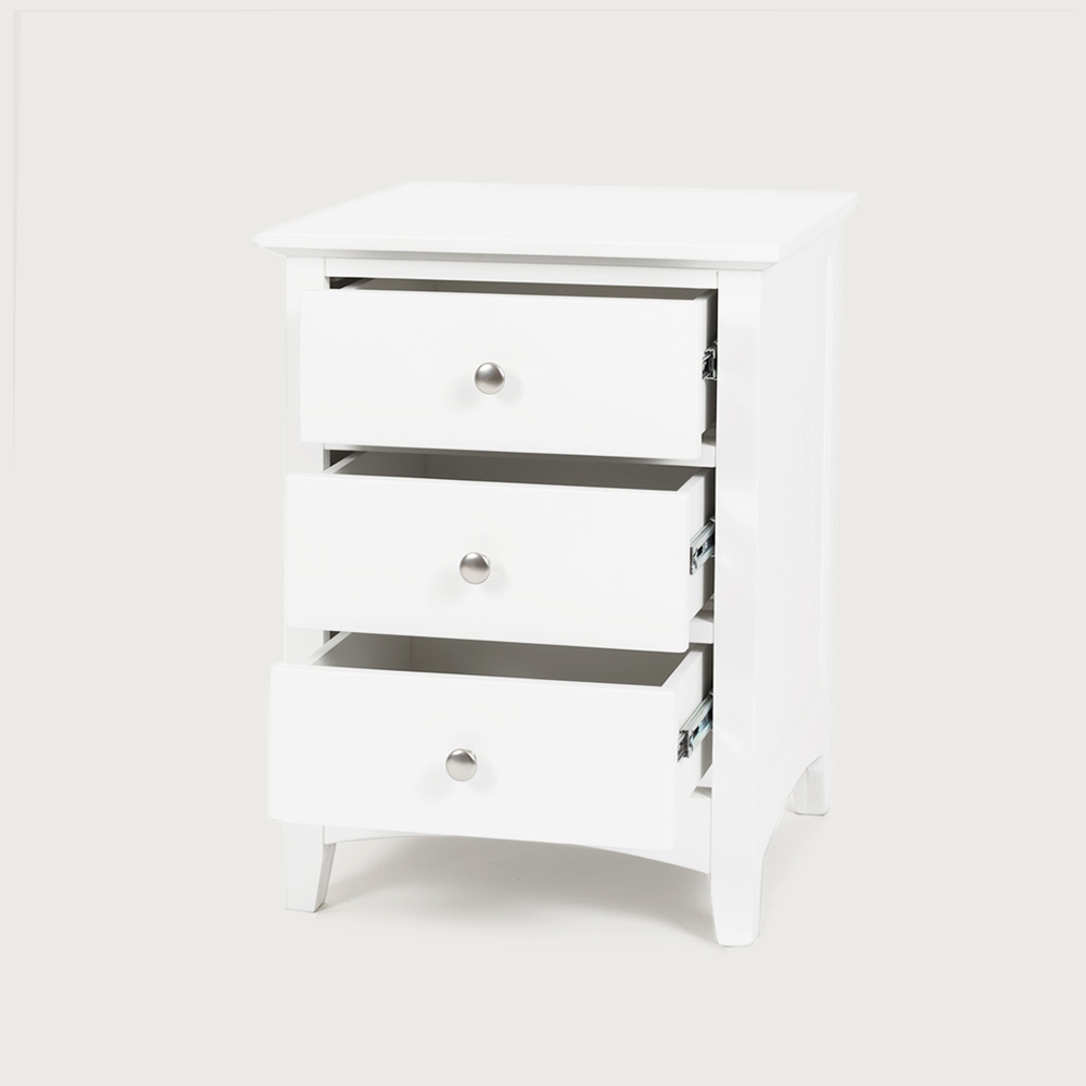 Felicity 3 Drawer Bedside