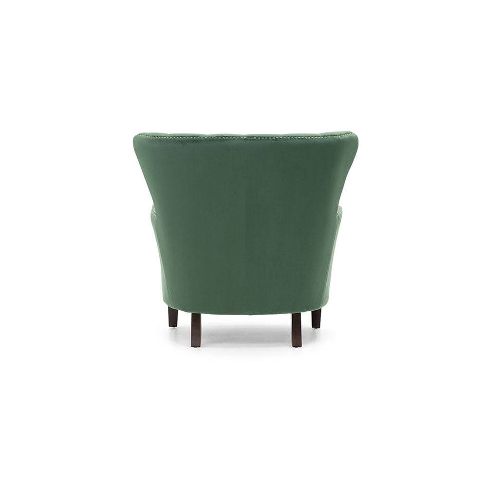 Elyse Velvet Chair, Forest