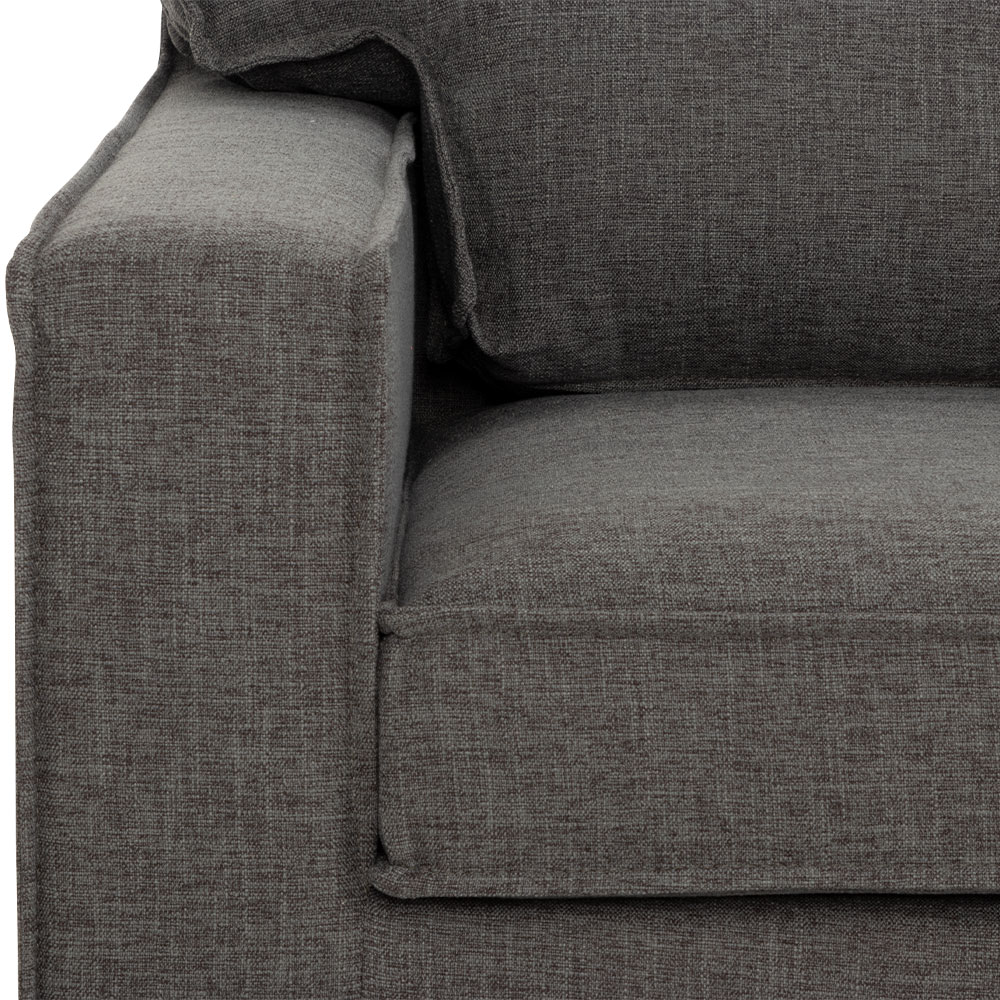 Haines 2 Seater Sofa, Dark Grey