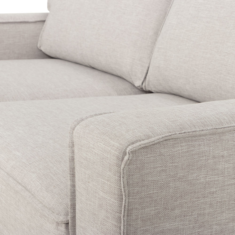 Haines 2 Seater Sofa, Light Grey