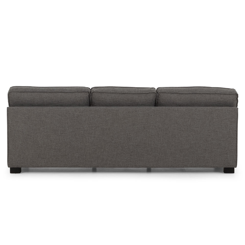 Haines 3 Seater Sofa, Dark Grey