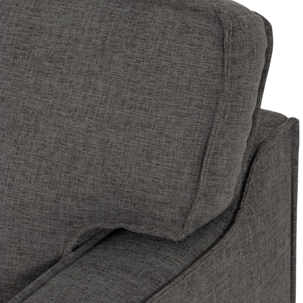 Haines 3 Seater Sofa, Dark Grey