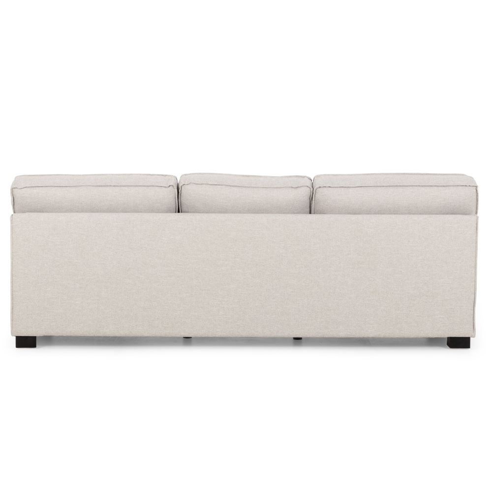 Haines 3 Seater Sofa, Light Grey