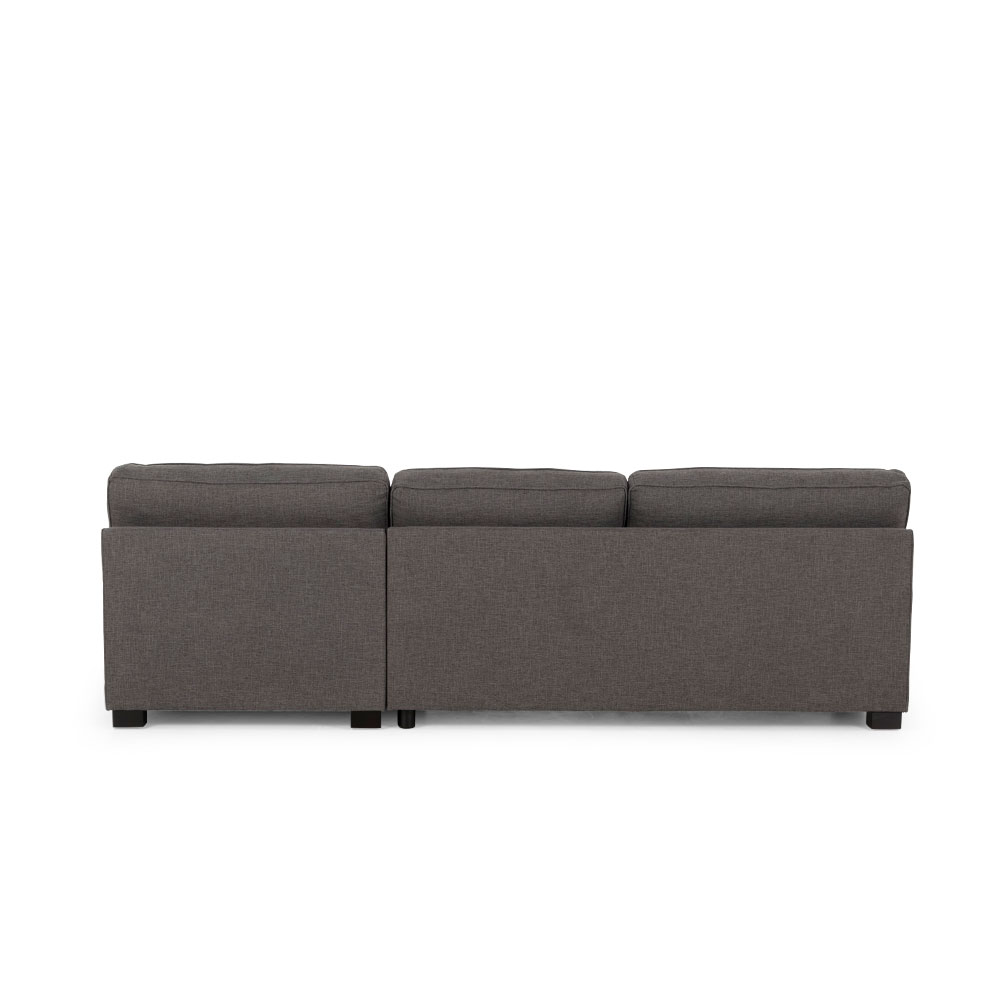 Haines Sofa Bed With Chaise, Dark Grey