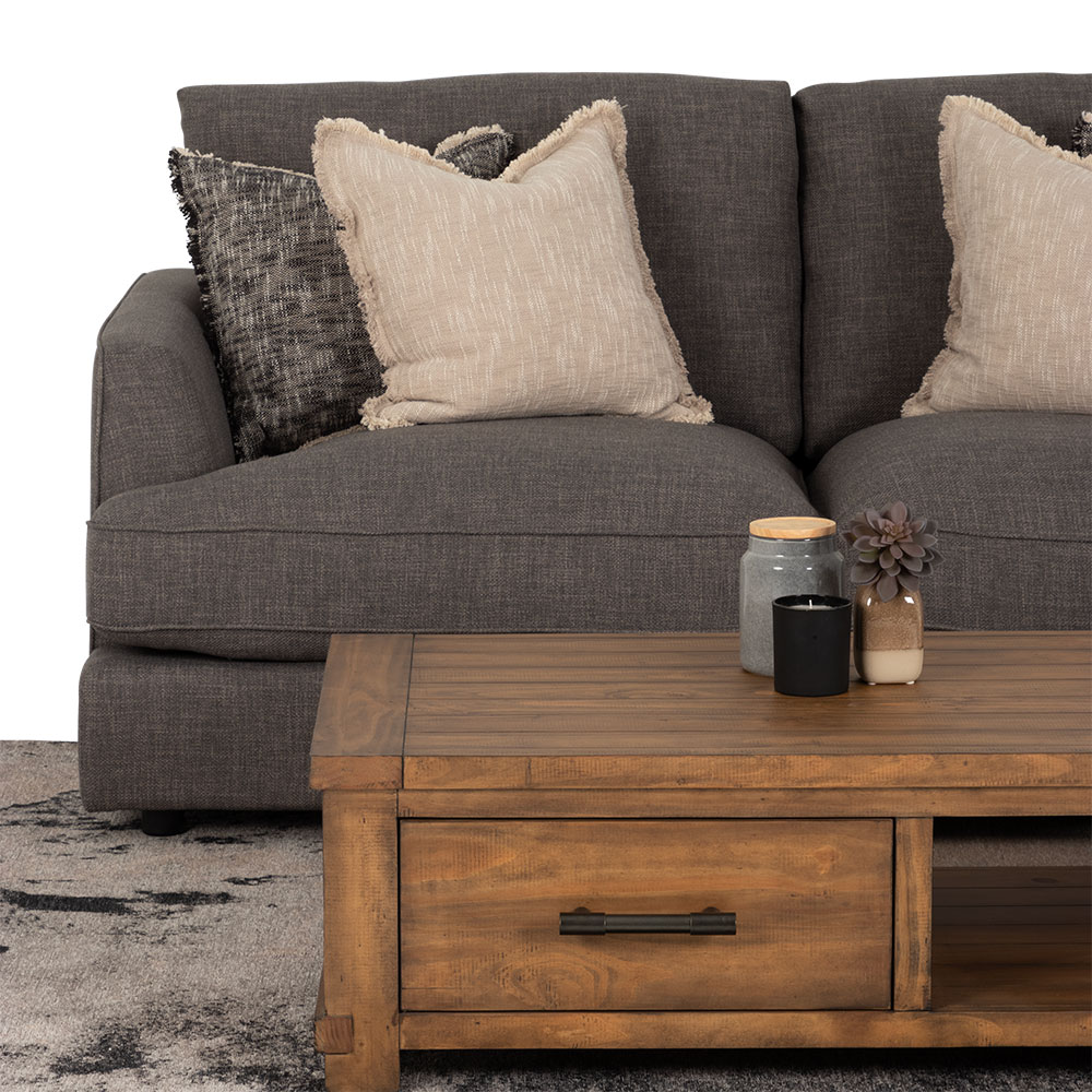 Hampton 2.5 Seater, Dark Grey