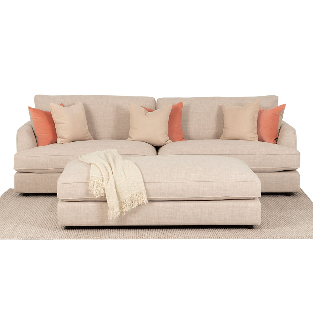 Hampton Oversized 4 Seater, Oatmeal