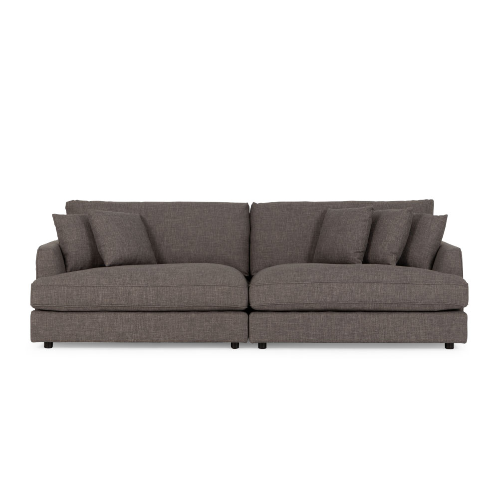 Hampton Oversized 4 Seater, Dark Grey